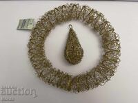 Μεταλλικό χριστουγεννιάτικο στεφάνι