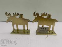 Μεταλλικά χριστουγεννιάτικα κηροπήγια