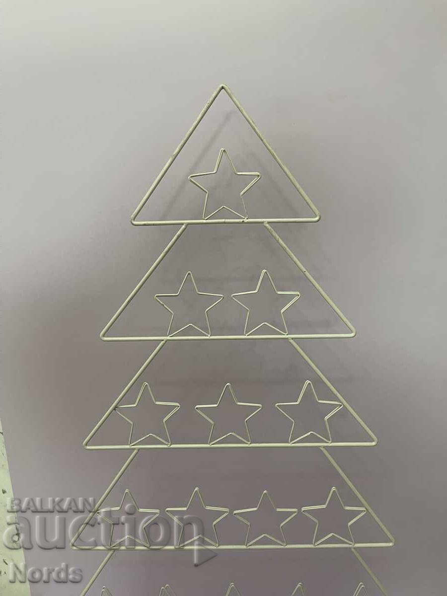 Παράδοση Μεταλλικό χριστουγεννιάτικο δέντρο 67εκ Παράδοση Μεταλλικό χριστουγεννιάτικο δέντρο 67εκ