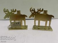 Μεταλλικά χριστουγεννιάτικα κηροπήγια