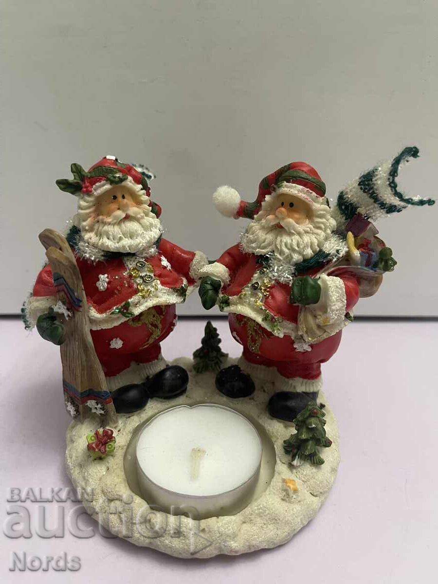 Christmas figurine candlestick Christmas figurine candlestick