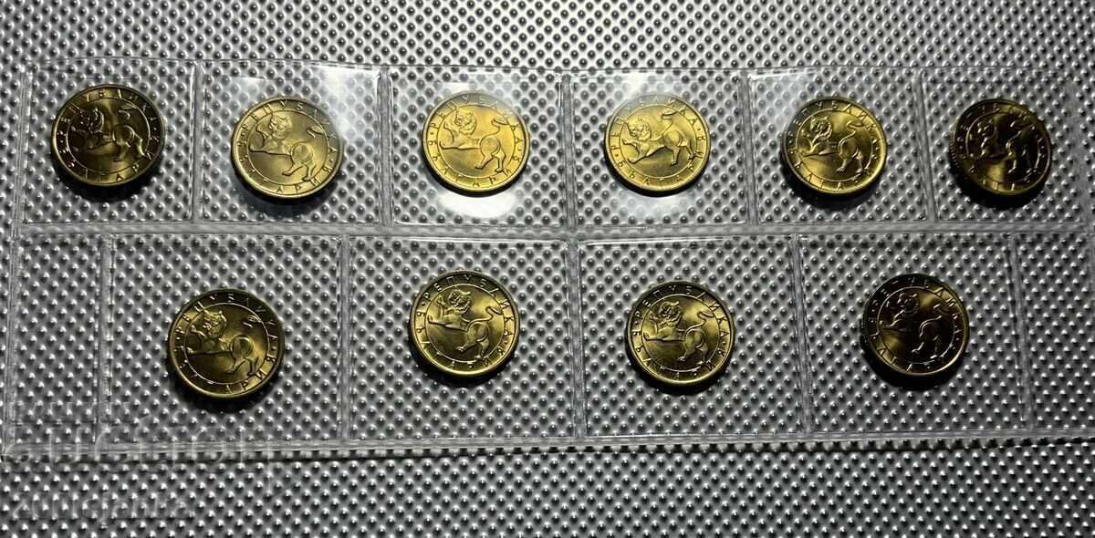 10 λεπτά 1992 UNC με τιμή 18.00 BGN | € 9.20 10 λεπτά 1992 UNC με τιμή 18.00 BGN | € 9.20