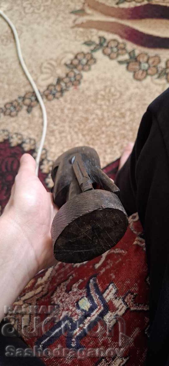 Sculptură manuală din abanos - bust african - 5