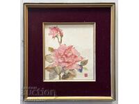 Ασιατική τέχνη - πίνακας Λουλούδια