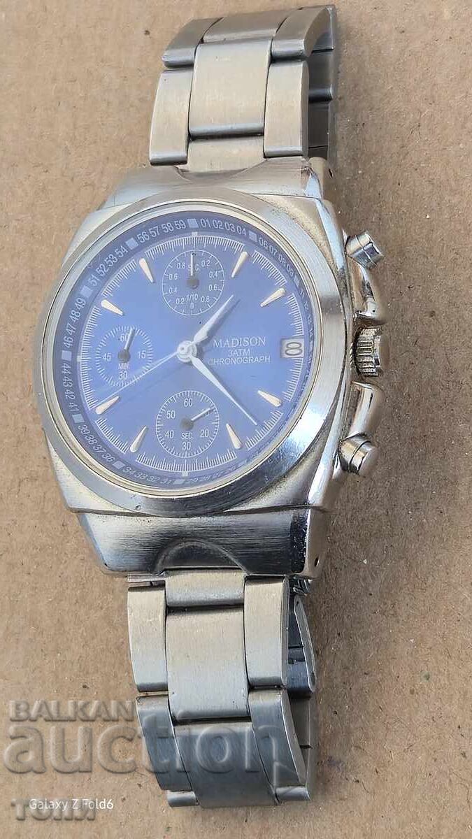 Δημοπρασία ΜΑΝΤΙΣΟΝ ΧΡΟΝΟΓΡΑΦΟΣ QUARTZ ΣΠΑΝΙΟ ΛΕΙΤΟΥΡΓΕΙ ΧΩΡΙΣ ΕΓΓΥΗΣΗ ΒΖC !! Δημοπρασία ΜΑΝΤΙΣΟΝ ΧΡΟΝΟΓΡΑΦΟΣ QUARTZ ΣΠΑΝΙΟ ΛΕΙΤΟΥΡΓΕΙ ΧΩΡΙΣ ΕΓΓΥΗΣΗ ΒΖC !!