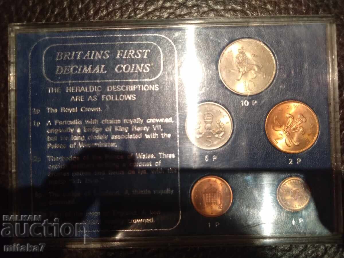 Set of coins, United Kingdom