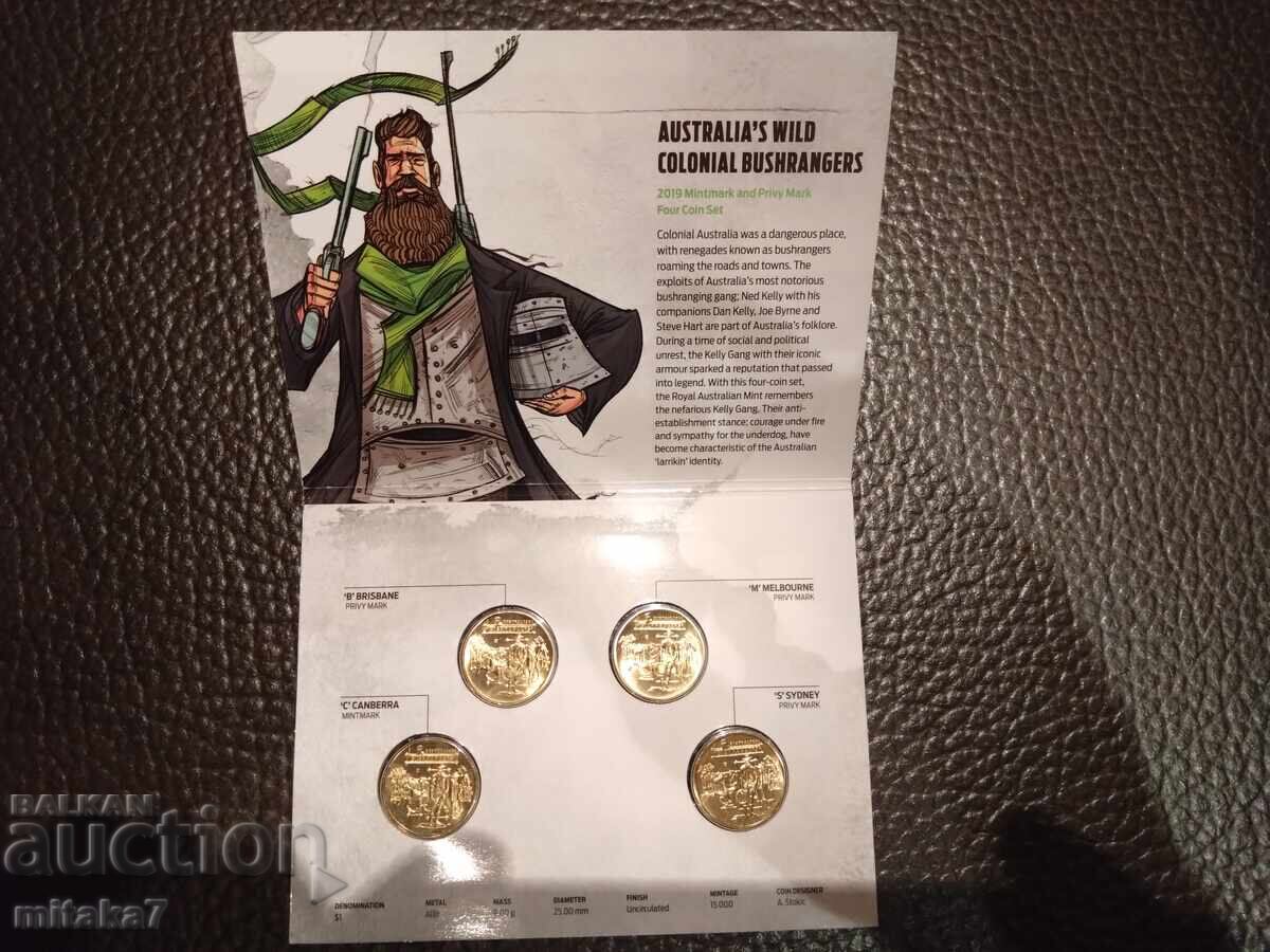 Set of coins 2019, Australia with price 32.00 BGN | € 16.36 Set of coins 2019, Australia with price 32.00 BGN | € 16.36
