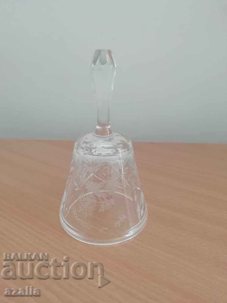 Crystal Christmas Bell