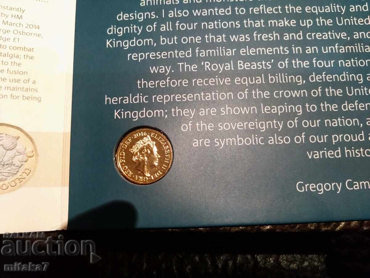 Delivery of 1 Pound 2016, United Kingdom Delivery of 1 Pound 2016, United Kingdom