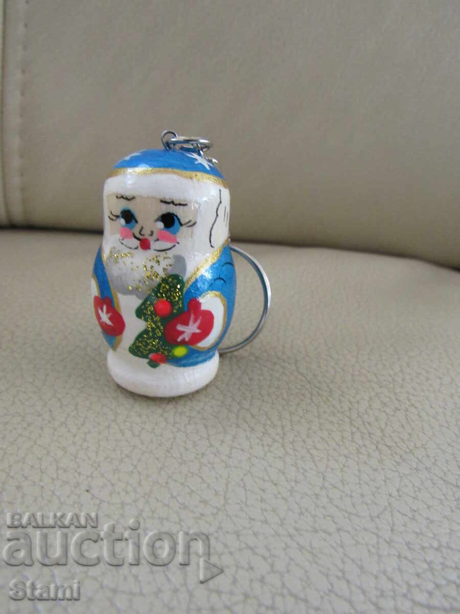 Ρωσικό μπρελόκ ματριόσκα - Παππούς Frost (Dyado Mraz) με τιμή 9.50 BGN | € 4.86