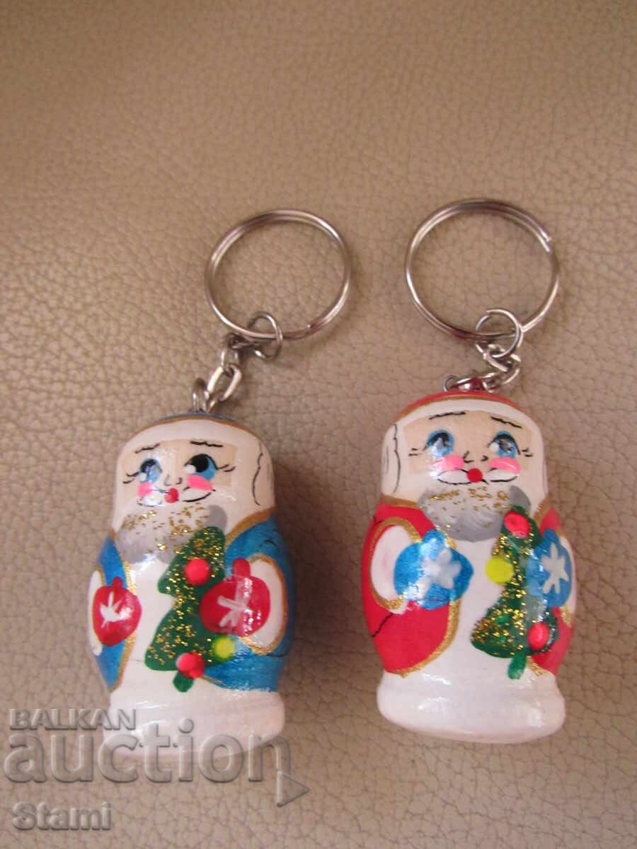 Ρωσικό μπρελόκ ματριόσκα - Παππούς Frost (Dyado Mraz) - 6