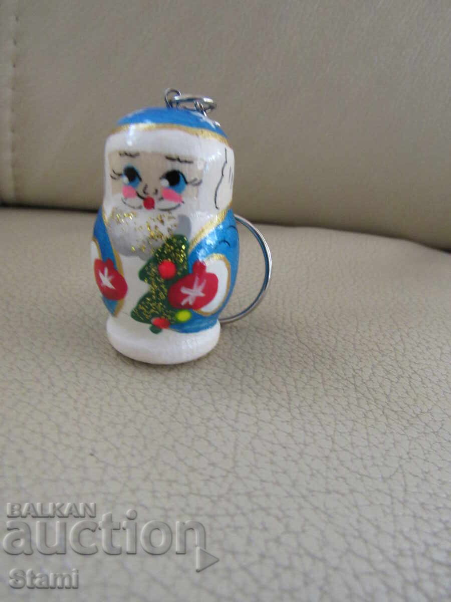 Ρωσικό μπρελόκ ματριόσκα - Παππούς Frost (Dyado Mraz)