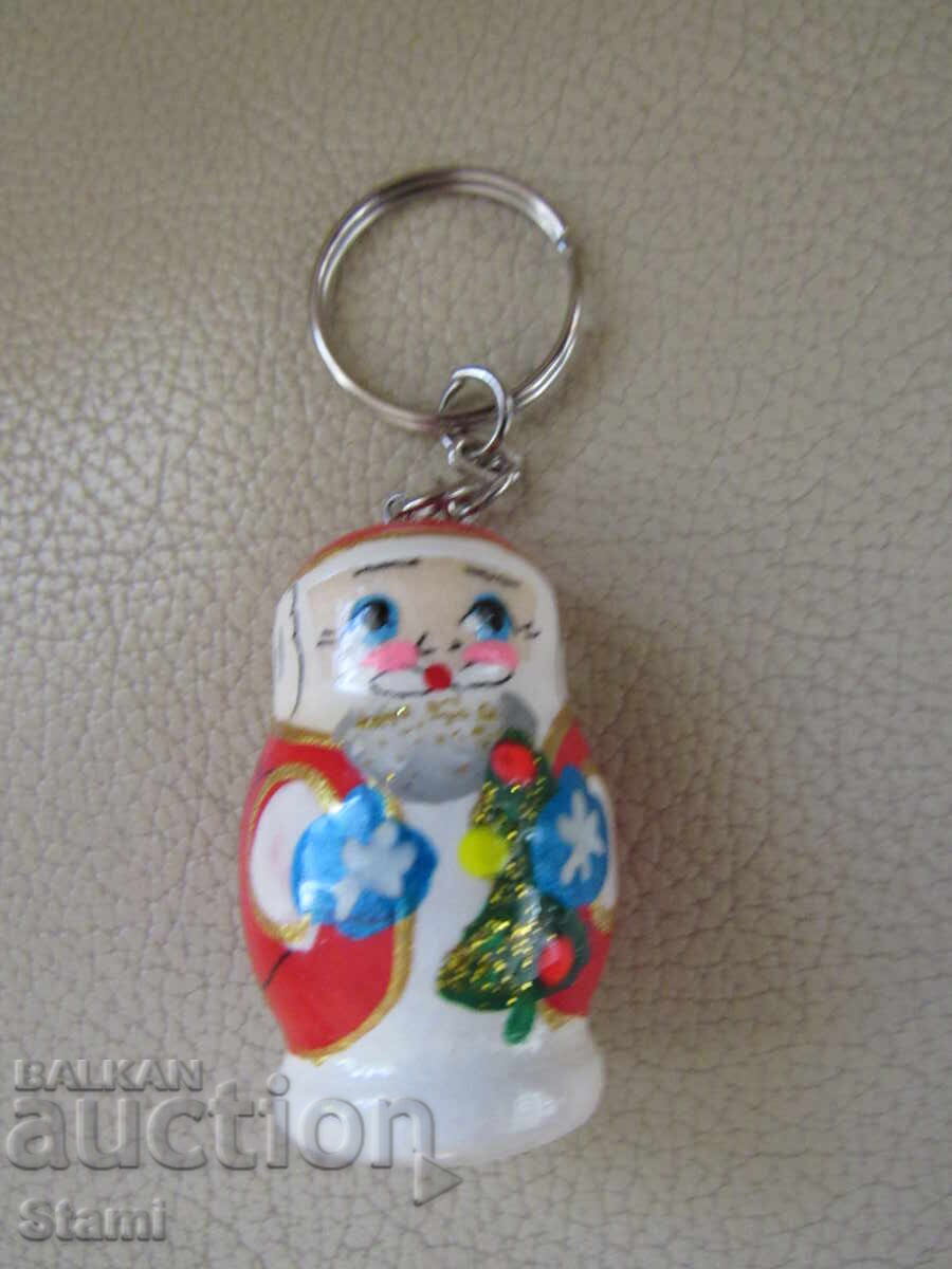 Keychain - Matryoshka from Russia - Santa Claus with price 9.50 BGN | € 4.86