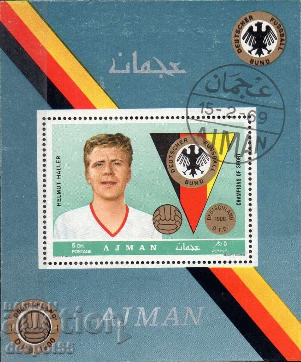 1969. Ατζμάν. Γερμανικά Εθνικά - Χέλμουτ Χάλερ. Μπλοκ 1969. Ατζμάν. Γερμανικά Εθνικά - Χέλμουτ Χάλερ. Μπλοκ
