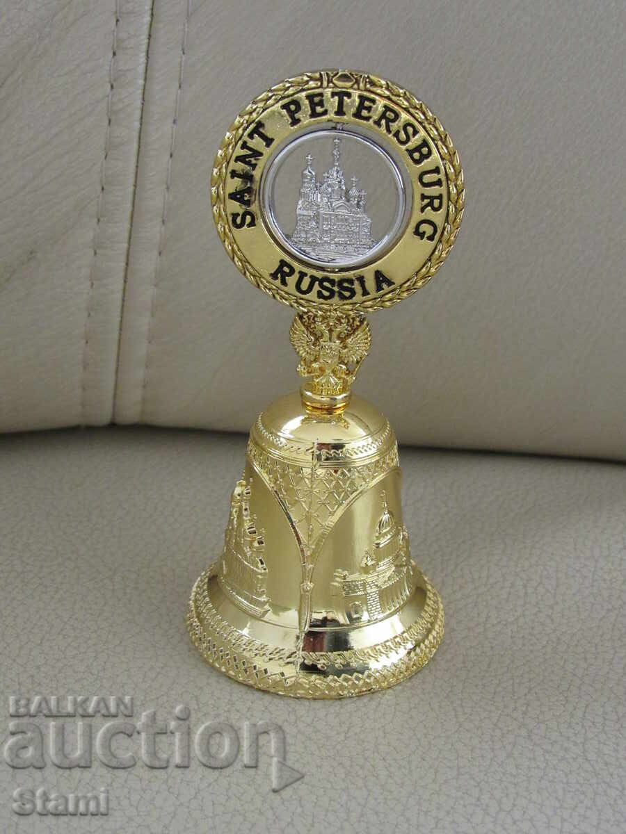 Metal bell souvenir from Saint Petersburg, Russia - 5