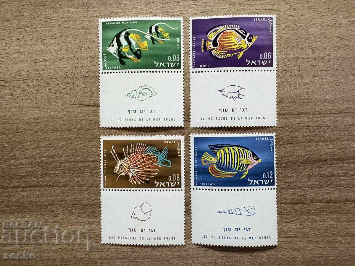 Israel - Fish from the Red Sea (1962) MNH