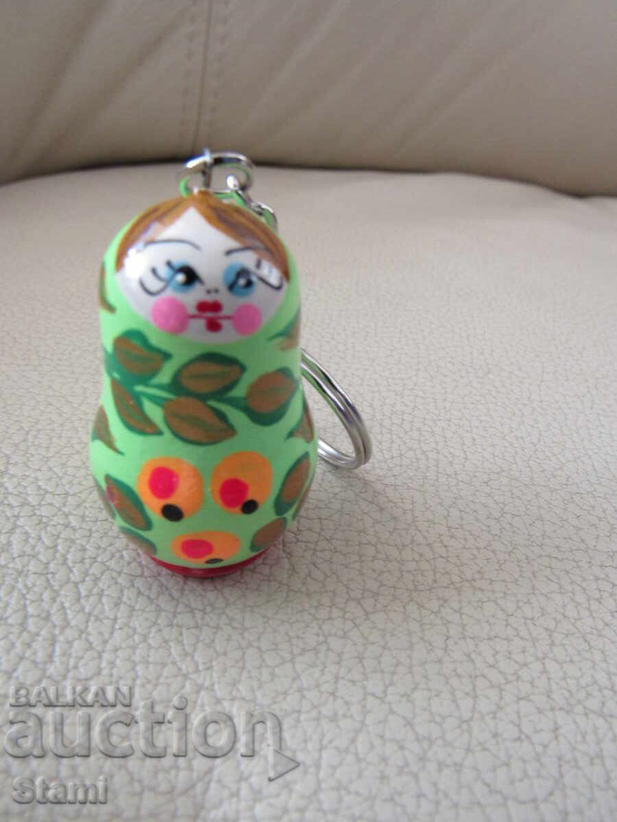 Matryoshka keychain from Russia with price 5.00 BGN | € 2.56