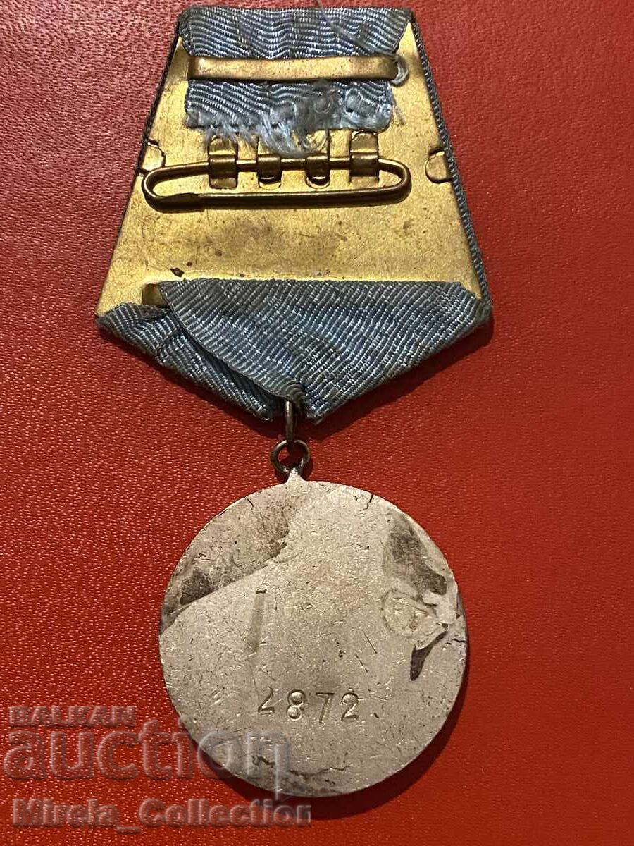 Delivery of Order of Cyril and Methodius, 2nd Class, People's Republic of Bulgaria, with number 2872