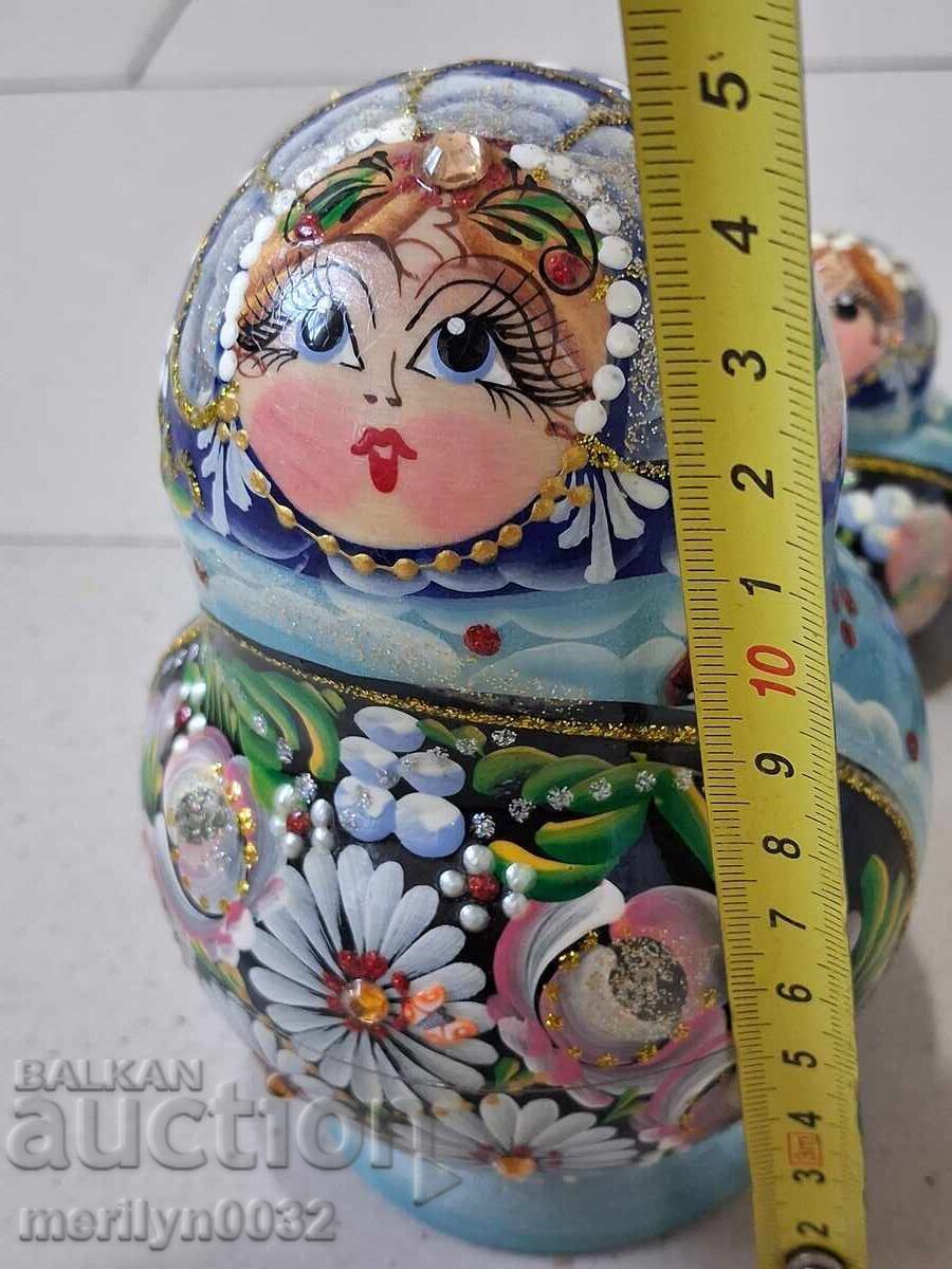 Delivery of Children's toy doll matryoshka matryoshkas 10 pieces USSR