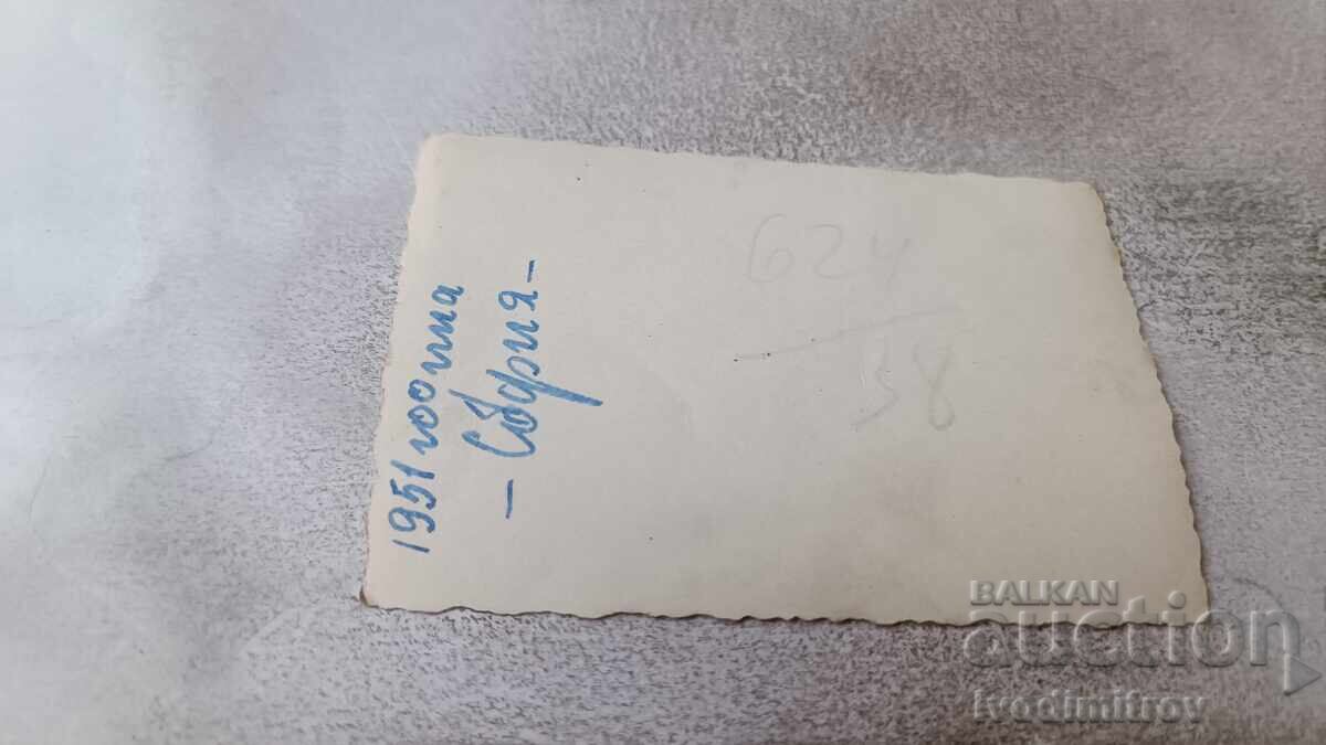 Photo Sofia Man and Little Girl on a Walk 1951 with price 1.85 BGN | € 0.95