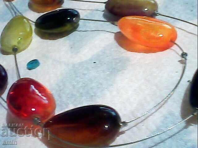 Δημοπρασία 2τμχ όμορφα κολιέ 4οκερ και βραχιόλι