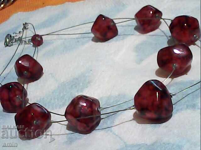 Παράδοση 2τμχ όμορφα κολιέ 4οκερ και βραχιόλι