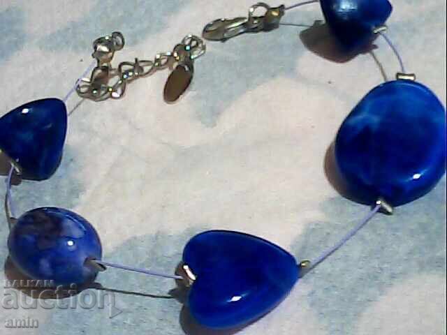 2τμχ όμορφα κολιέ 4οκερ και βραχιόλι - 6