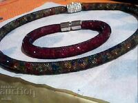 Beautiful necklace, full of crystals