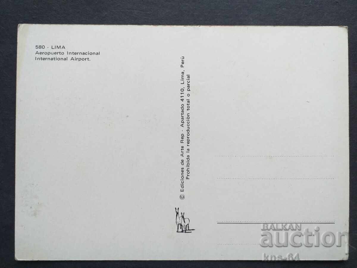 Lima Peru Airport Airplane with price 1.30 BGN | € 0.66 Lima Peru Airport Airplane with price 1.30 BGN | € 0.66