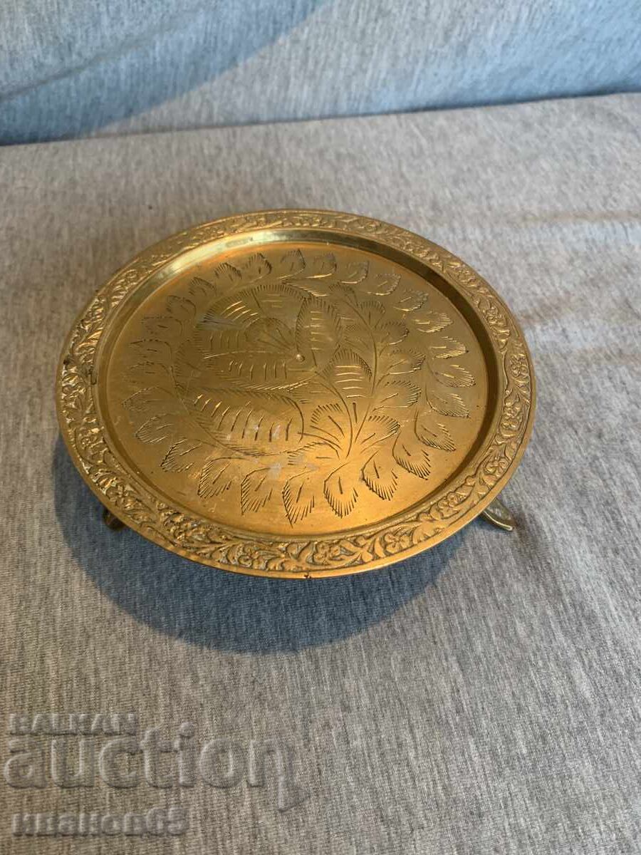 Месингова декоративна кръгла стойка с цена 15.00 лв. | € 7.67