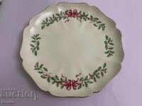 Χριστουγεννιάτικη πιατέλα με σήμανση