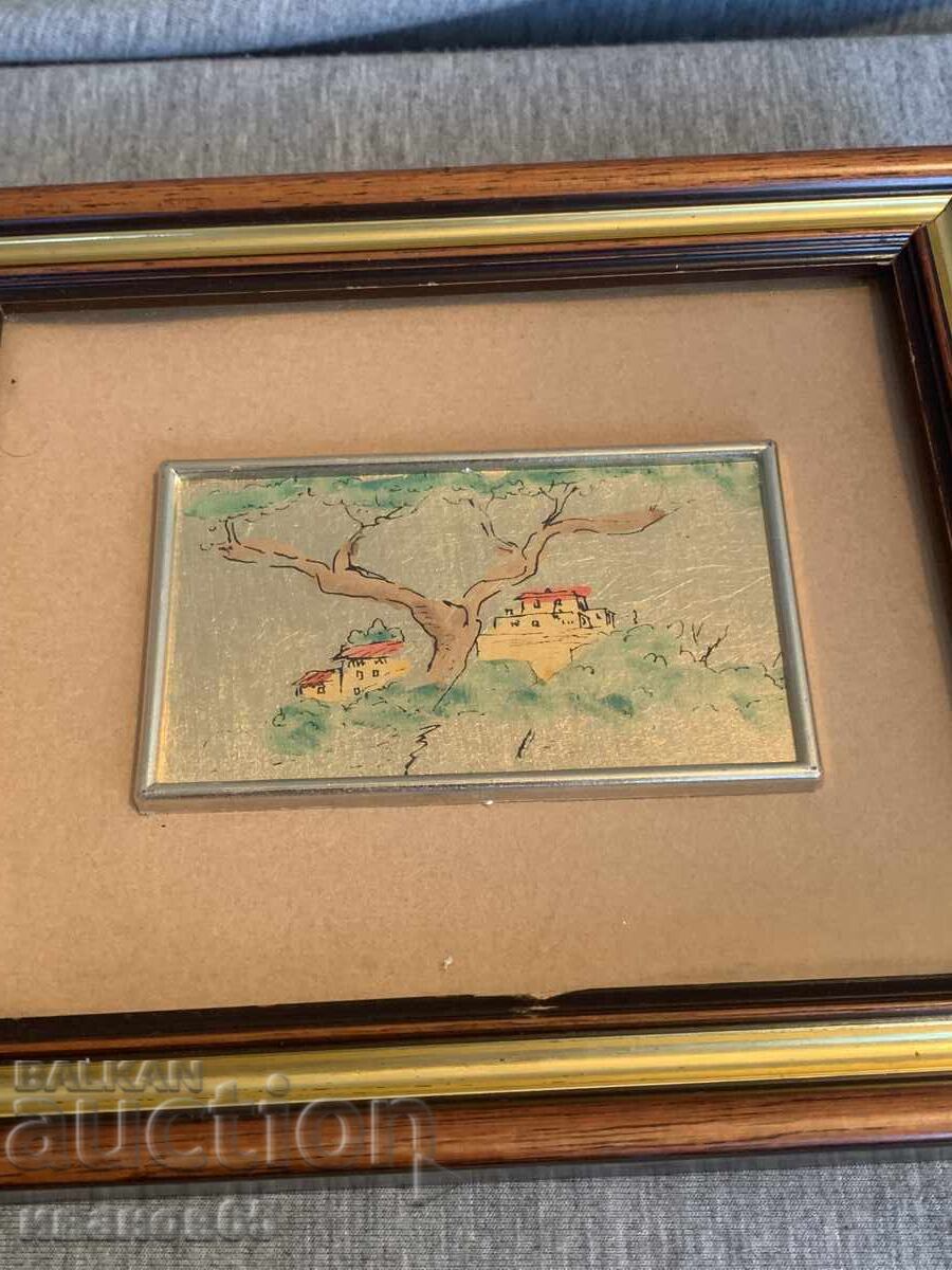 Μικρή εικόνα σε χρυσό φύλλο με τιμή 20.00 BGN | € 10.23 Μικρή εικόνα σε χρυσό φύλλο με τιμή 20.00 BGN | € 10.23