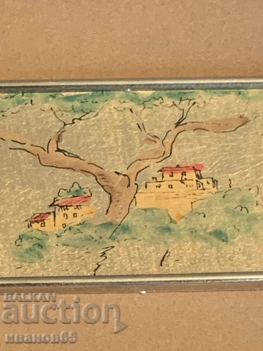 Παράδοση Μικρή εικόνα σε χρυσό φύλλο Παράδοση Μικρή εικόνα σε χρυσό φύλλο