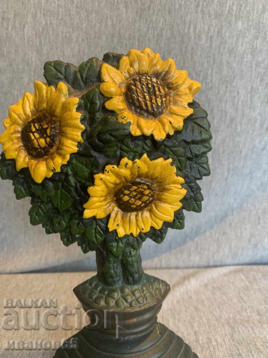 Χυτοσιδηρή στοπ πόρτας σε χρώμα ηλιοτροπίου με τιμή 40.00 BGN | € 20.45