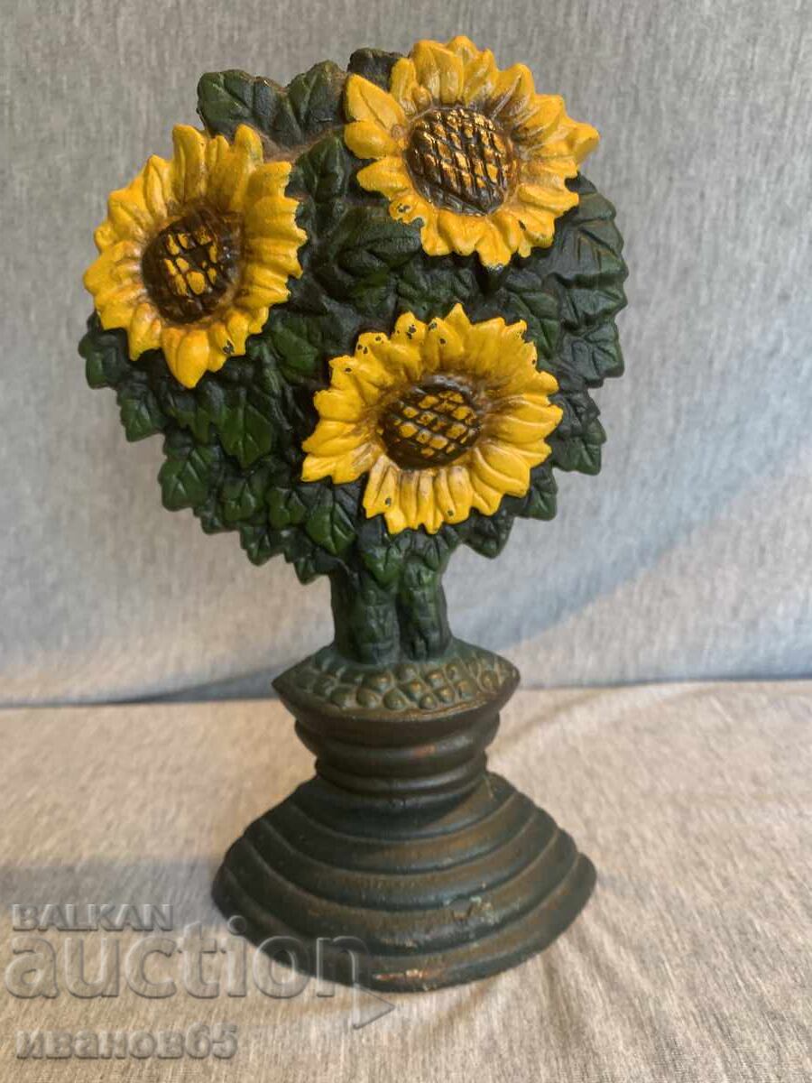 Δημοπρασία Χυτοσιδηρή στοπ πόρτας σε χρώμα ηλιοτροπίου