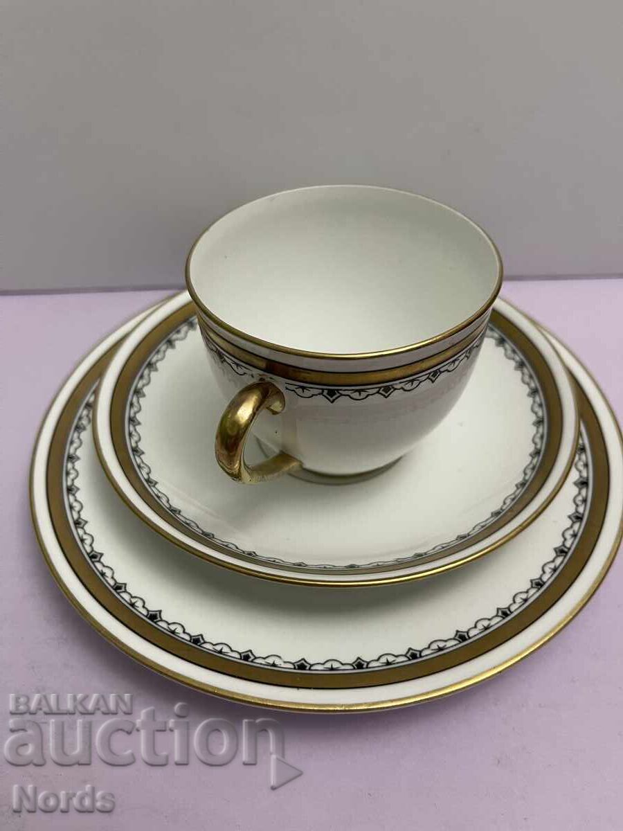 Δημοπρασία Vintage αγγλικό σετ τριών τεμαχίων για τσάι Δημοπρασία Vintage αγγλικό σετ τριών τεμαχίων για τσάι