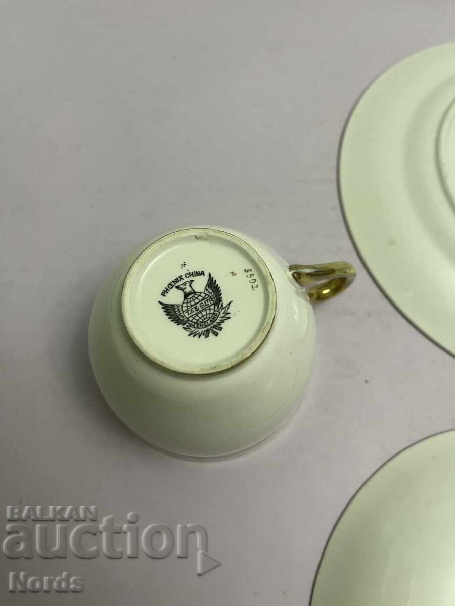 Vintage αγγλικό σετ τριών τεμαχίων για τσάι - 6 Vintage αγγλικό σετ τριών τεμαχίων για τσάι - 6