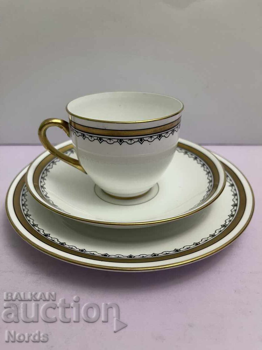 Vintage αγγλικό σετ τριών τεμαχίων για τσάι Vintage αγγλικό σετ τριών τεμαχίων για τσάι