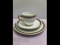 Vintage αγγλικό σετ τριών τεμαχίων για τσάι