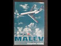 MALEV  Летище    Самолет