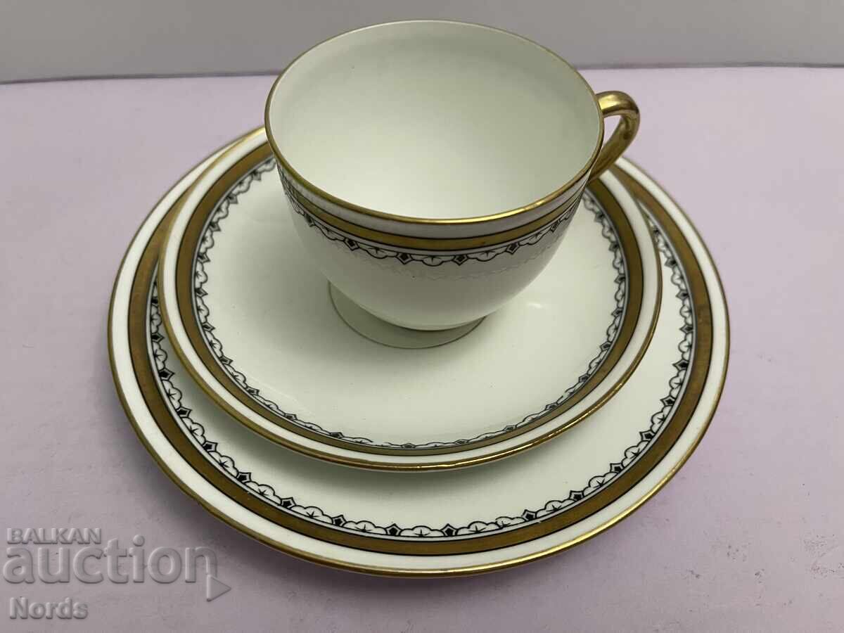 Винтидж английски троен сет за чай с цена 12.58 лв. | € 6.43 Винтидж английски троен сет за чай с цена 12.58 лв. | € 6.43