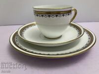 Vintage αγγλικό σετ τριών τεμαχίων για τσάι