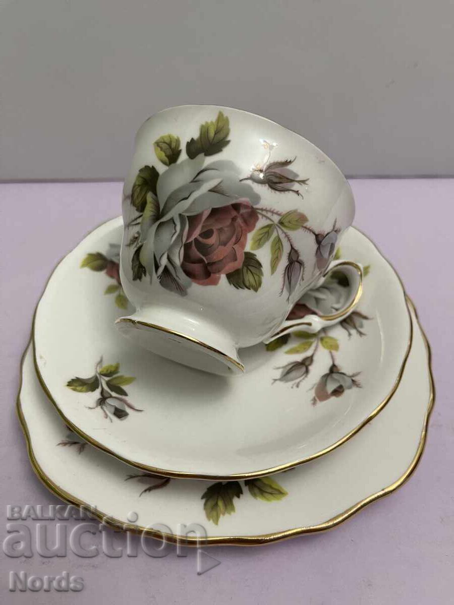 Royal Vale Αγγλικό σετ τριών τεμαχίων για τσάι με τιμή 15.20 BGN | € 7.77