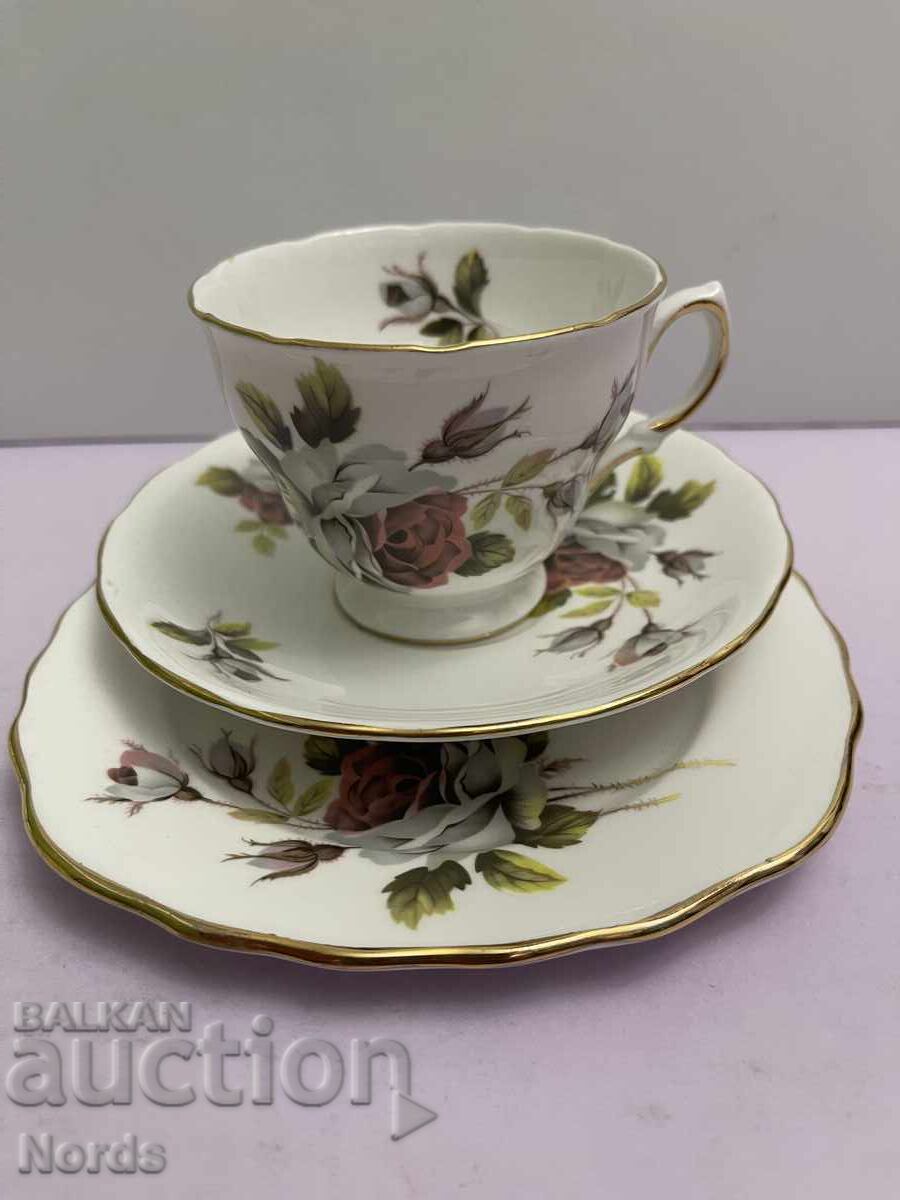 Royal Vale Αγγλικό σετ τριών τεμαχίων για τσάι