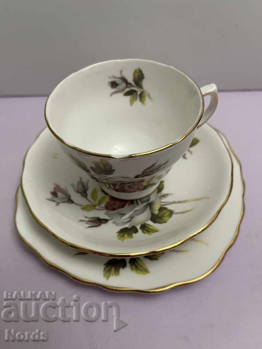 Royal Vale Αγγλικό σετ τριών τεμαχίων για τσάι με τιμή 18.20 BGN | € 9.31