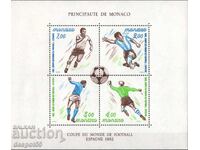 1982. Монако. Световно п-во по футбол. Блок.