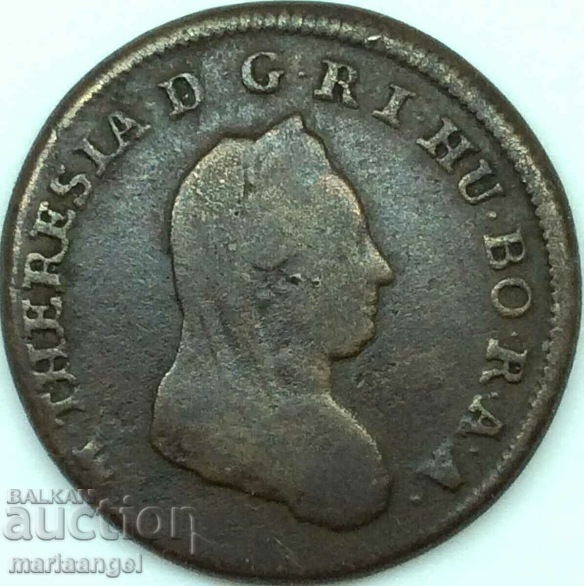 1 Kreuzer 1780 Austria W - Vienna Maria Theresa (1740-1780) - 6