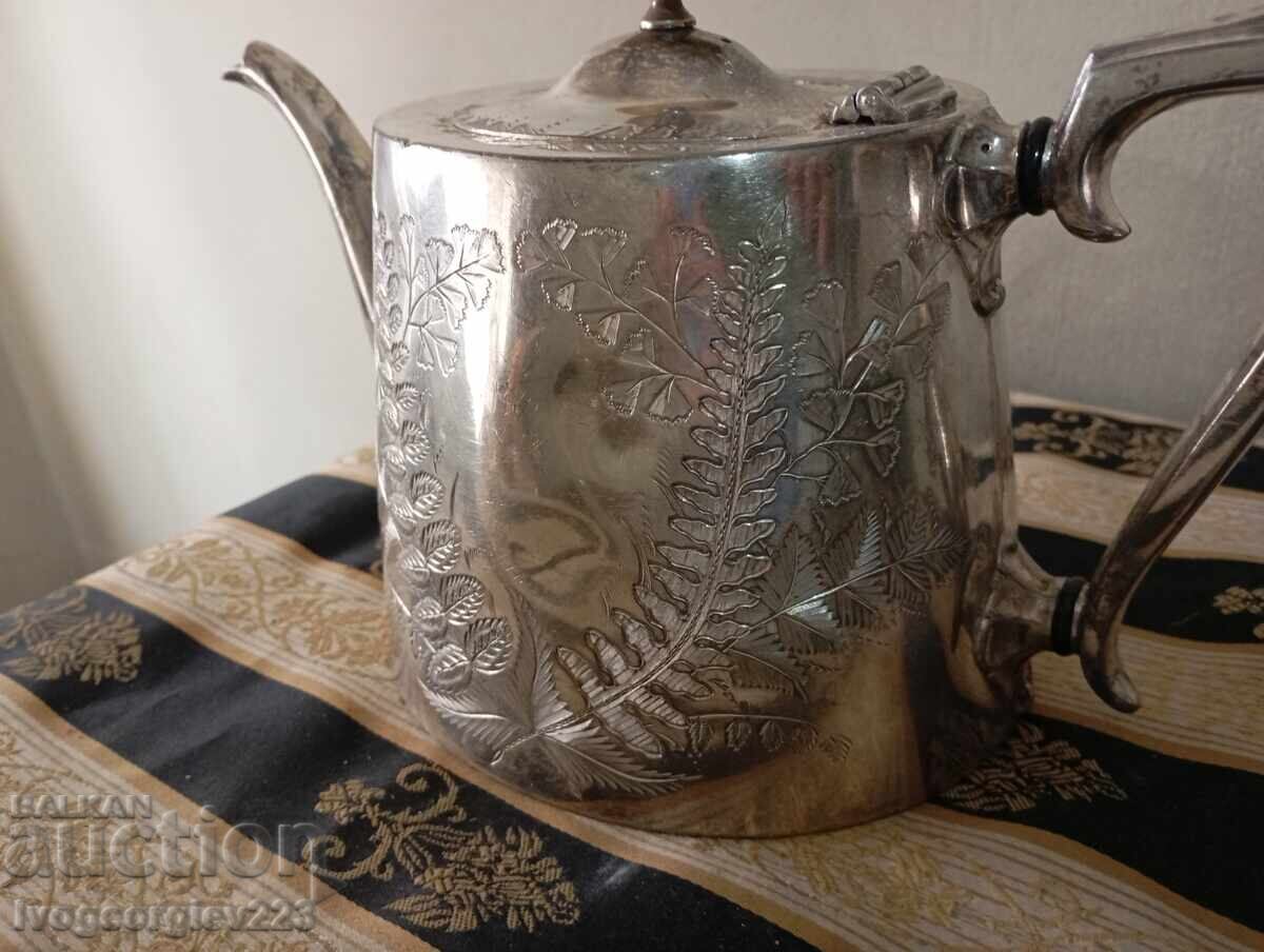 Old silver-plated coffee/tea pot with price 45.00 BGN | € 23.01