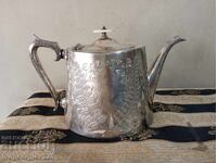 Old silver-plated coffee/tea pot