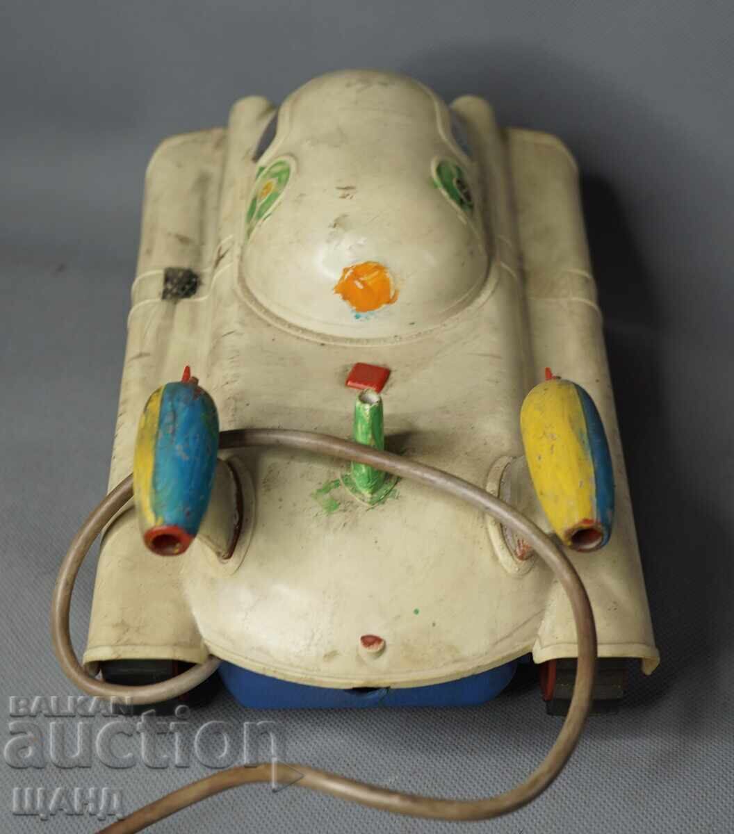 OMEGA Стара Немска Пластмасова играчка модел луноход космос - 5